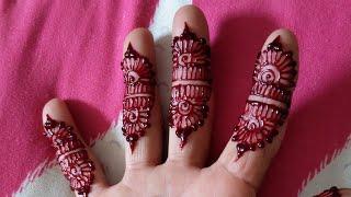 Beautiful Front Hand Goll Tikki Mehndi Design by Hamna Fashion Geek