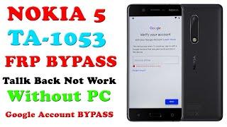 NOKIA 5 FRP BYPASS | TA-1053 GOOGLE ACCOUNT BYPASS | WITHOUT PC