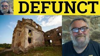  Defunct Meaning - Defunct Examples - Defunct Definition - IELTS Adjectives - Defunct