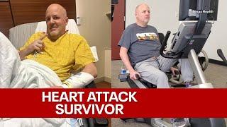 Dallas man hopes his heart attack can serve as a wake-up call for others