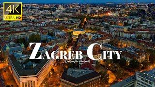 Zagreb, Croatia  in 4K ULTRA HD 60FPS Video by Drone
