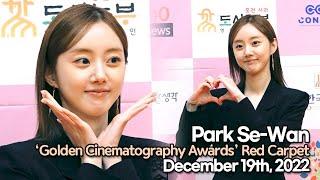 [STARsurvey] Park Se-Wan, ‘42nd Golden Cinematography Awards’ Red Carpet(December 19th, 2022)