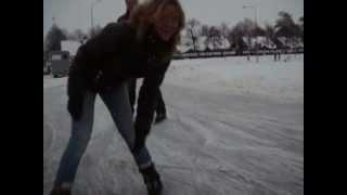 schaatsen met linda pat niek rik en robin