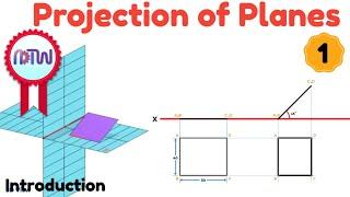 Projection of Planes in the First Quadrant : Step-by-Step Guide