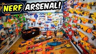 WAY TOO MANY NERF GUNS! (Nerf Arsenal Update | Over 175 Blasters)