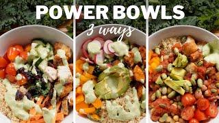 Healthy & Balanced POWER BOWLS » 3 Quinoa Bowls for Easy Meal Prep