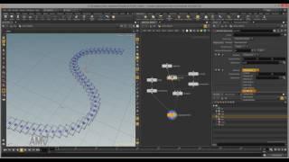 Houdini Orienting Objects To A Curve