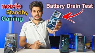 infinix gt 20 pro 5g battery drain test - movie, gaming & standby