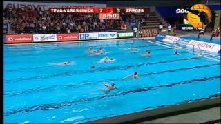 Vasas 13 Eger 9 Champions League 2012 22.2.12 water polo