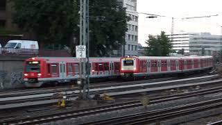 S-Bahn Hamburg: Perfekte Parallelfahrt BR 472 & BR 474 - Hamburg Hbf