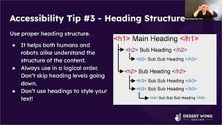 WordPress Accessibility Webinar