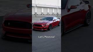 Some paint on canvases.. #automobile #dipyourcar #ford #mustang #frontendfriday