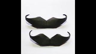 Origami mustache | Origami for beginners