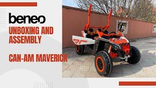 Can-Am Maverick electric kids car - Unboxing and assembly - Beneoshop