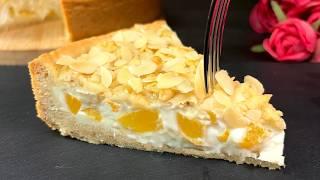 Ein Pfirsichkuchen, in den sich Ihre ganze Familie verlieben wird. Rezept in 10 Minuten️