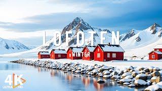 Winter Lofoten Island, Norway 4K ️  Stunning Footage Lofoten , Scenic Relaxation Film - Winter 2024