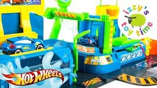 Cars  | Hot Wheels Fast Lane Color Change Car Wash Playset | Fun Toy Cars