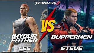 Tekken 8 ImYourFather(Lee) VS buppamen91(Steve) Ranked Matches