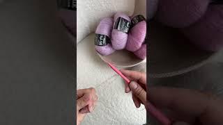 Паутинка из мохера. МК по ссылке в профиле.