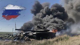 Bad day! for the Russian T-90M tank crew, as Ukraine's newest LEOPARD 2A6 carries out a Brutal Ambus