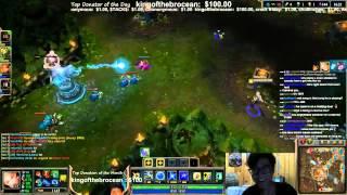 Streaming League of Legends with twitch.tv/chu8 (BIG FRIGGIN LUX LASER!! pewpew)
