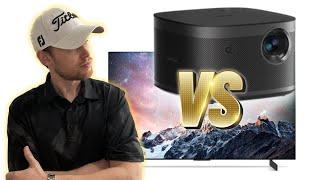 Projector vs. TV? Here’s All You Need To Know | Indoor Golf Simulator Setup