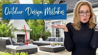 OUTDOOR DESIGN Mistakes! (You're making, And What To Do Instead)