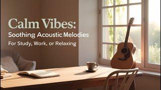 Calm Vibes: Peaceful Music for Study Focus & Relaxation | Instrumental Music | Acoustic Chill