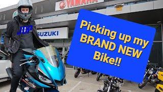 Picking Up My BRAND NEW Yamaha YZF R3 and Riding Home