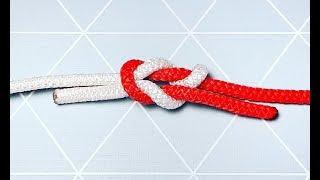 How To Tie A Reef Knot - How To Tie A Square Knot