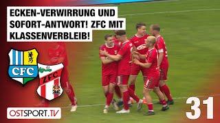 Ecken-Verwirrung und Sofort-Antwort! ZFC-Klassenverbleib: CFC - Meuselwitz | Regionalliga Nordost