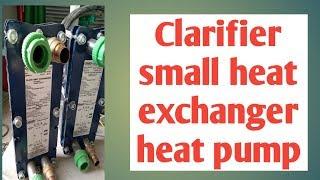 Small heat exchanger clarifire heat pump