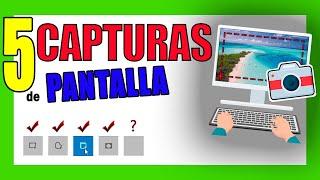 🟩𝟱 FORMAS para CAPTURAR tu PANTALLA en PC | las MÁS EFICIENTES