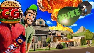 OB & I Blew Up a Town with a NUKE in Fireworks Mania Multiplayer!