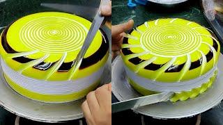 pineapple cake || cake decoration technique || cake's Topping