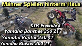 KTM Freeride E, Yamaha Banshee, Raptor, Blaster