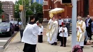 St  Paul's Catholic Church Eucharistic Procession For Peace