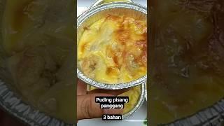 Puding Pisang Panggang 3 bahan #resep #resep3bahan #puding #pudingpisang #pudingpisangpanggang