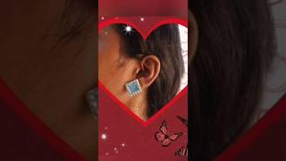 cute silver earrings  lovely things for girls  DIY jewellery by Amulya 
