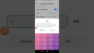 How to Daily data usage limit size  MB to GB transfer Redmi note 8