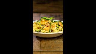 Fusilli zucchine e gamberetti #shorts