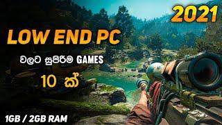 Top 10 Video Games For Low End Pc | 1Gb & 2Gb RAM | Sinhala