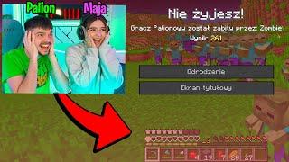 GRAM z DZIEWCZYNĄ na JEDNYM KOMPUTERZE w MINECRAFT! *śmieszne*