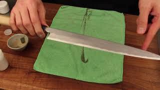 How to use Tosho Knife Arts Kasumi Powder (Tutorial)