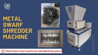 Metal Turnings Shredder Machine | Industrial Metal Swarf Turnings Shredder | Amey Engineers