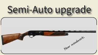 New stock on automatic shotgun     #shotgun #12gauge #12bore #benelli #claypigeonshooting