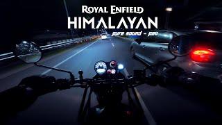 RE Himalayan 411 Pure Riding Sound | Powerage Exhaust | DJI ACTION 4 | 4K