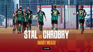 1. LIGA: STAL STALOWA WOLA - CHROBRY GŁOGÓW, KURIOZALNY SAMOBÓJ NA REMIS | SKRÓT | SEZON 2024/25