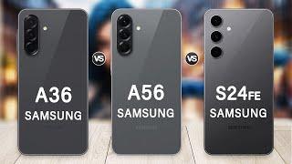 Samsung Galaxy A36 Vs Galaxy A56 Vs Galaxy S24 FE Which is Best for You