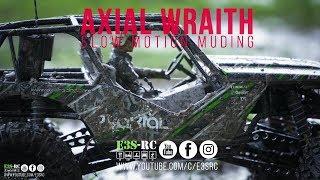 E3S-RC | AXiAL WAiRTH | RC Off Road MUDING after STORM | SLOW MOTION